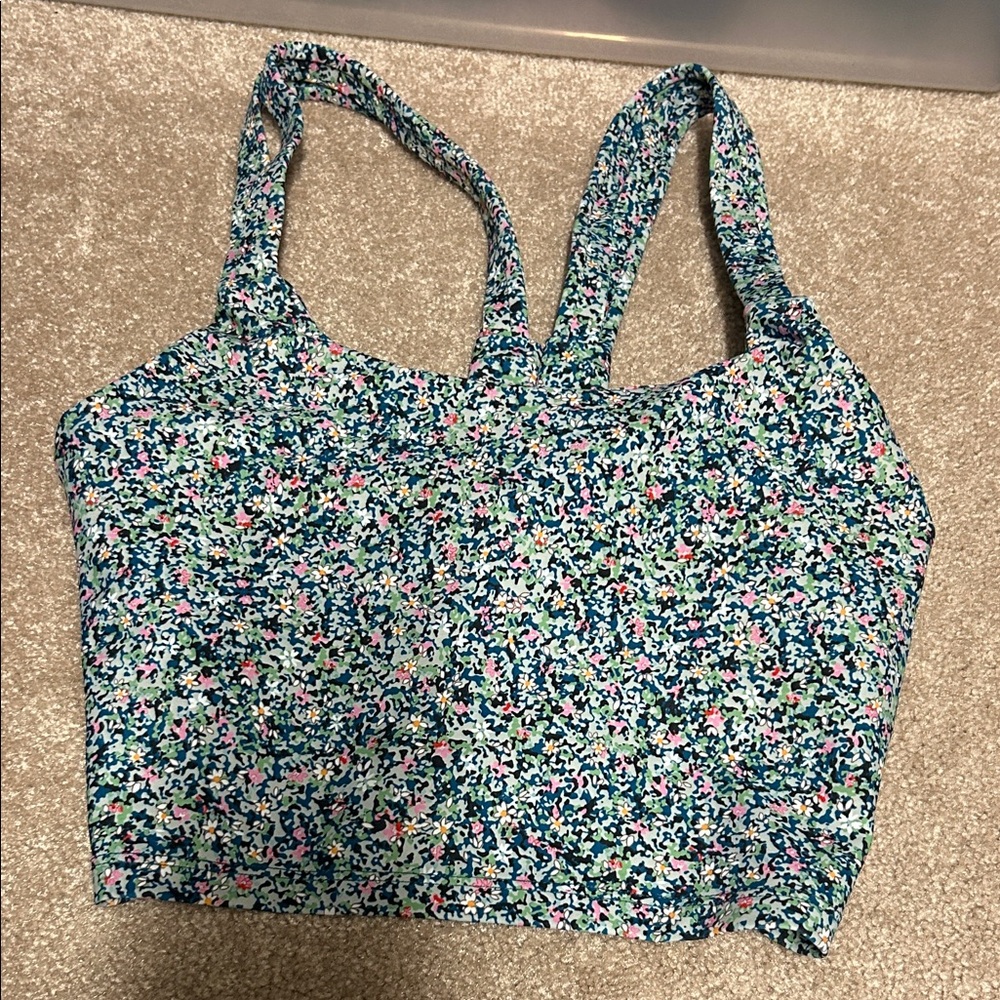 Floral Print Crop Top